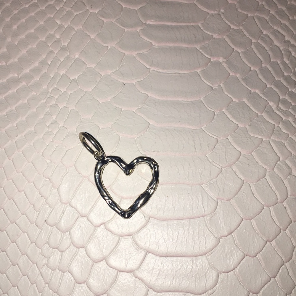 Waxing poetic heart charm new!